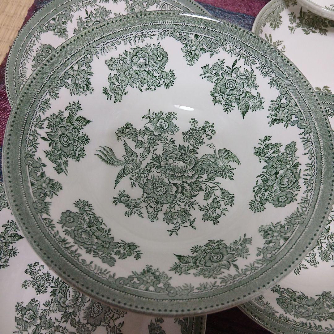 Burleigh 食器セット 4+4点　ボウル　小皿　バーレイ　アジアティック
