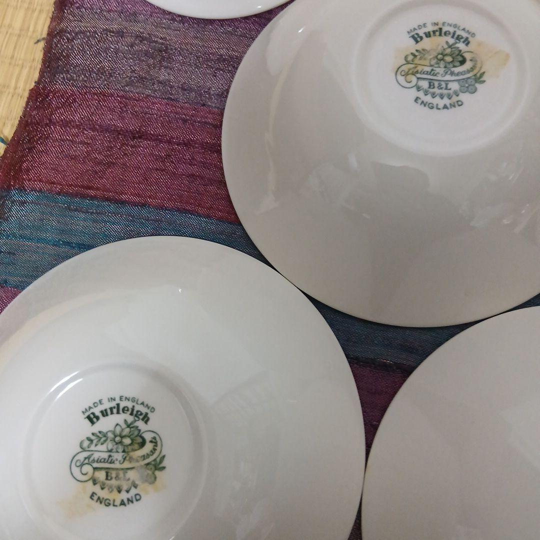 Burleigh 食器セット 4+4点　ボウル　小皿　バーレイ　アジアティック