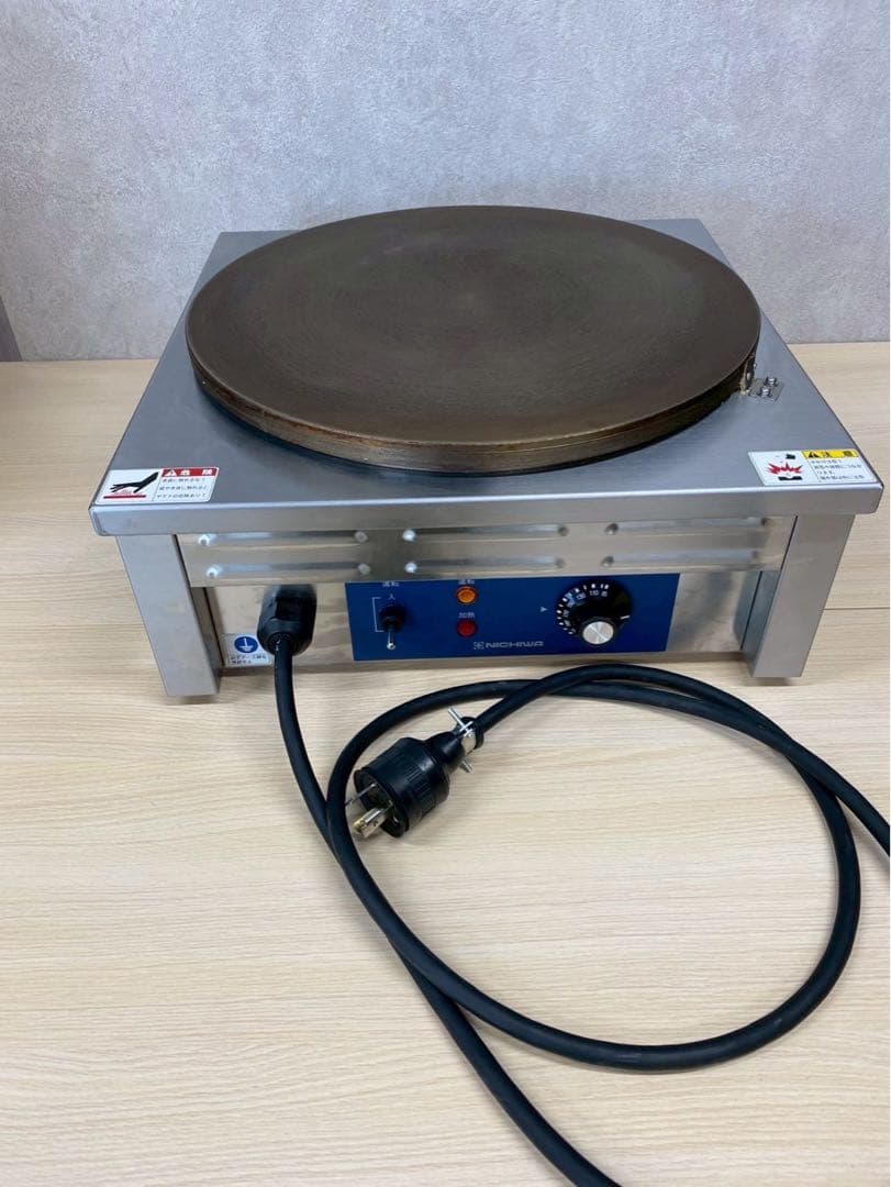 新年価格‼️クレープ【ニチワ200V 電気クレープ焼器CM-410H