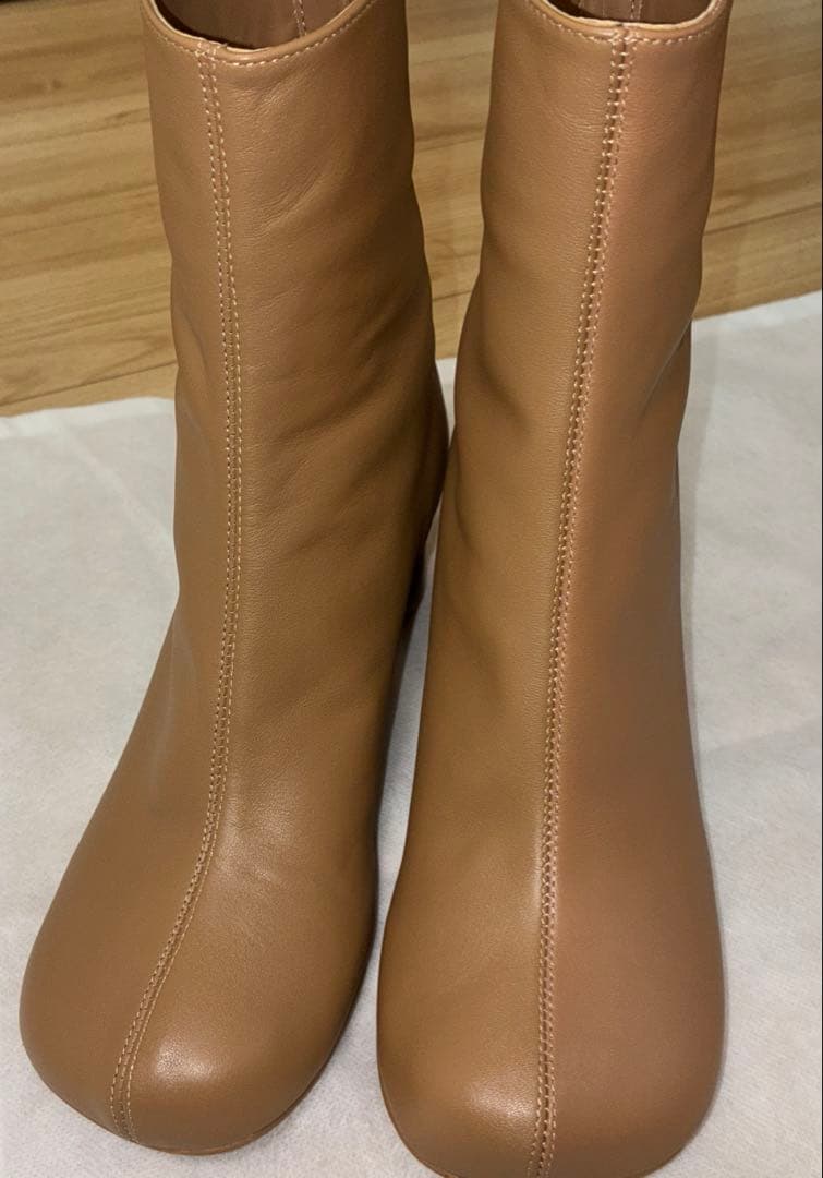 美品SLOBE IENA スクエアトゥショートブーツ
