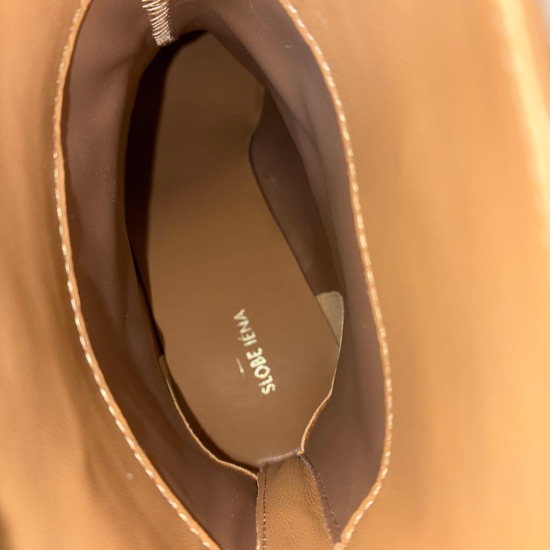 美品SLOBE IENA スクエアトゥショートブーツ