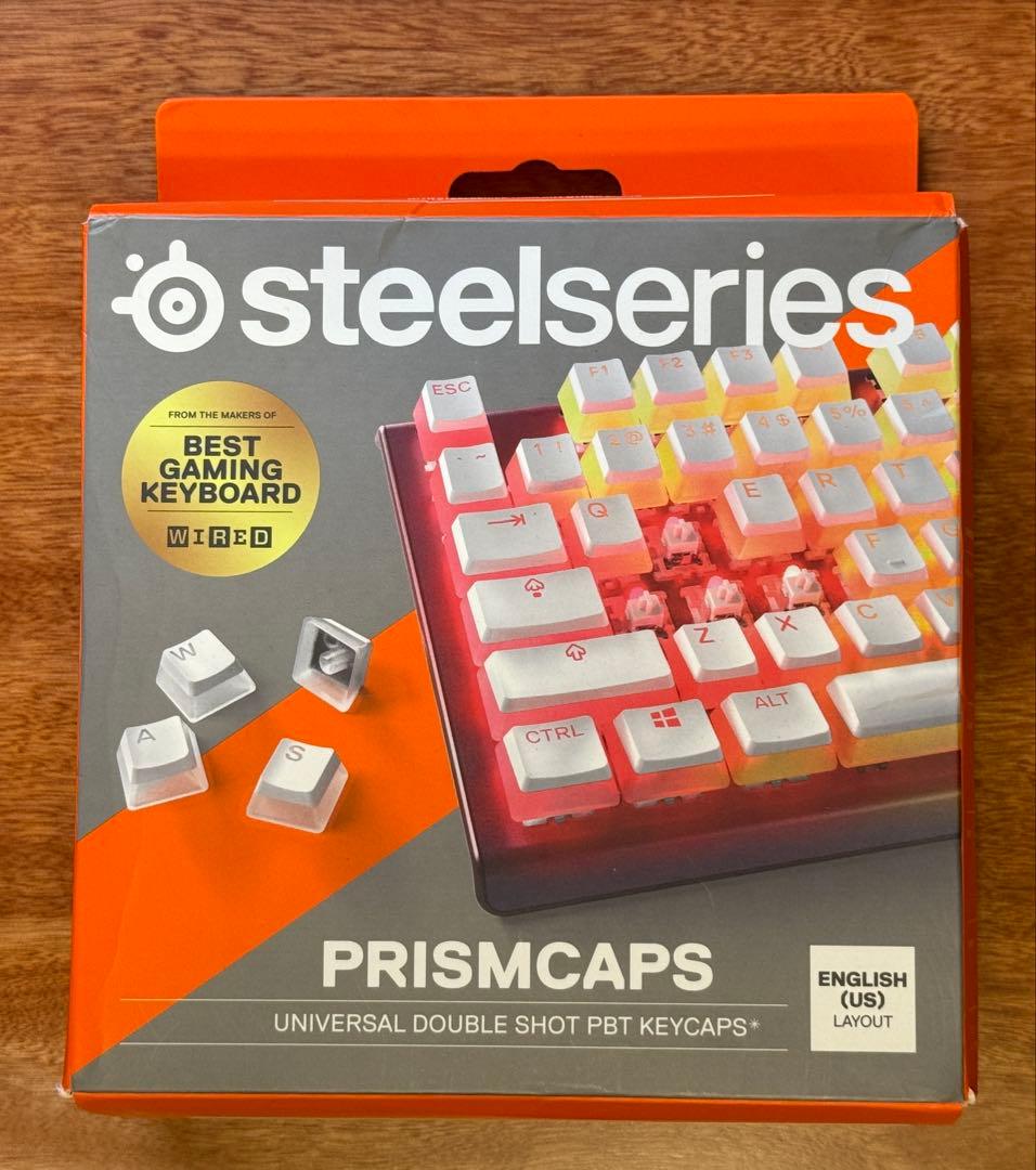 steel series APEX PRO TK(US) + 純正白キーキャップ