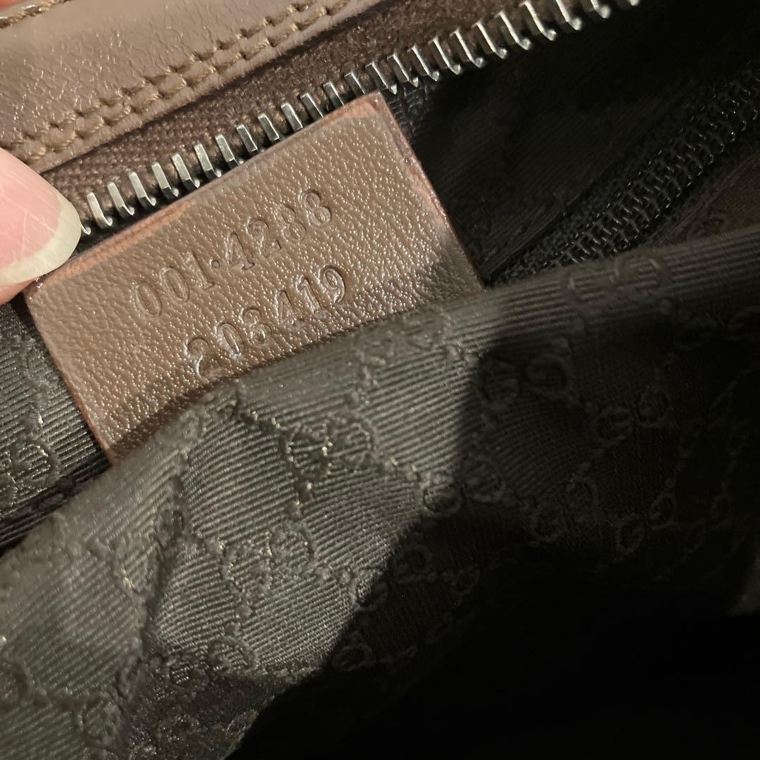 【美品】GUCCI グッチ シェリーライン ワンショルダー ハンドバッグ