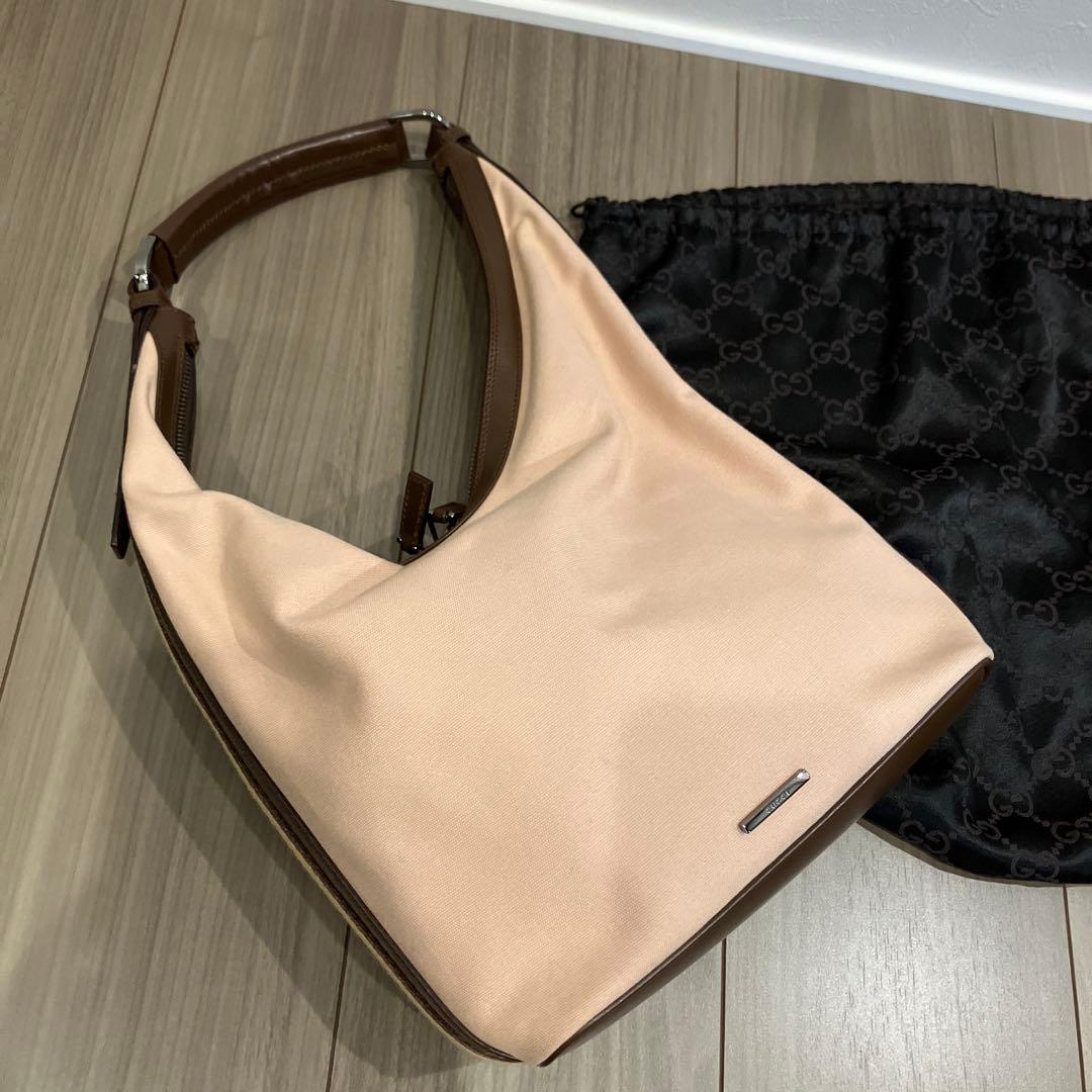 【美品】GUCCI グッチ シェリーライン ワンショルダー ハンドバッグ