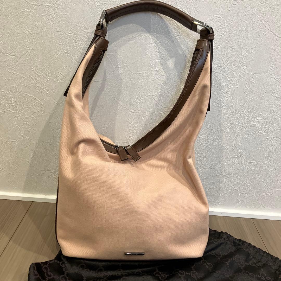 【美品】GUCCI グッチ シェリーライン ワンショルダー ハンドバッグ