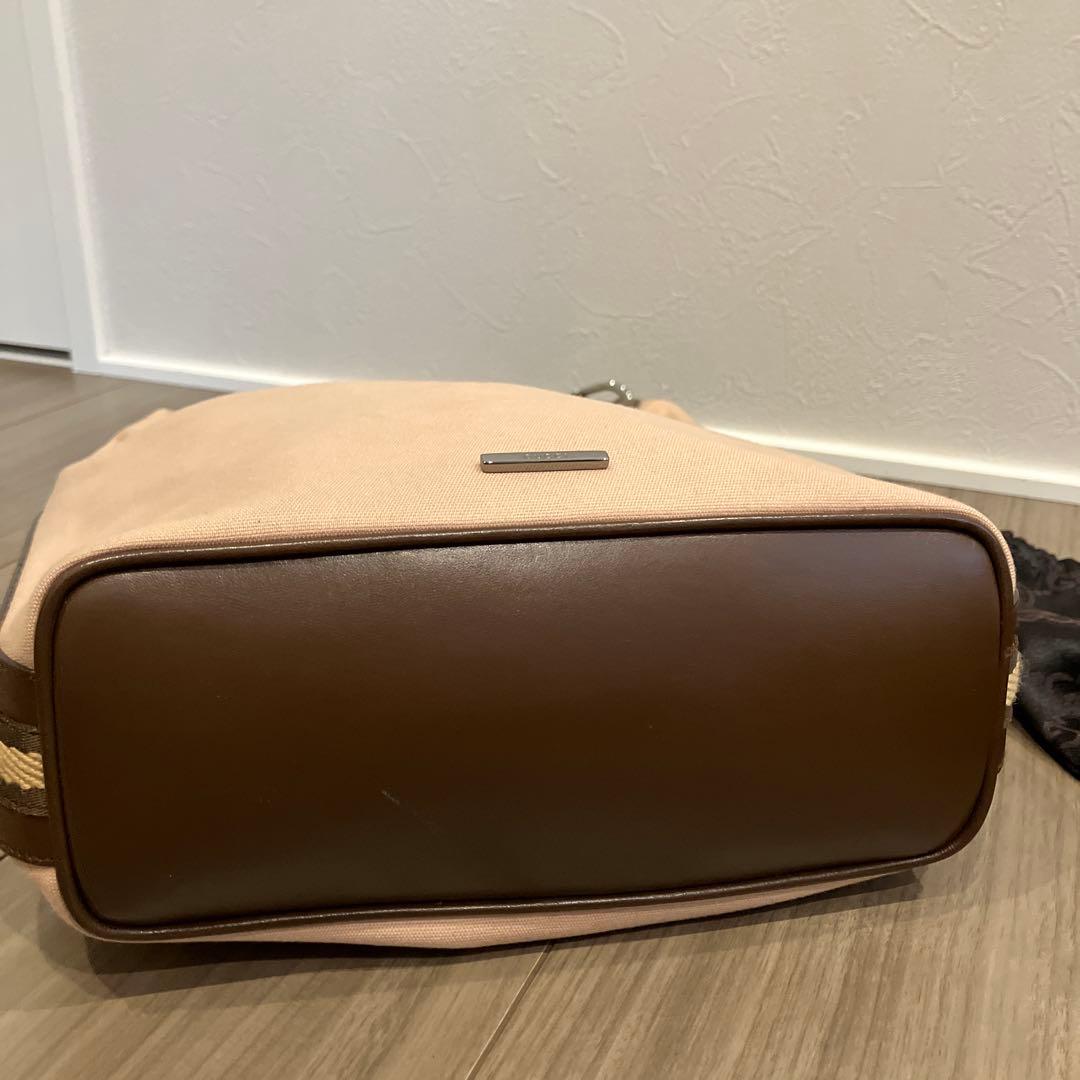 【美品】GUCCI グッチ シェリーライン ワンショルダー ハンドバッグ