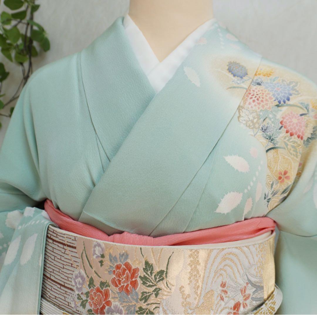 訪問着フルセット　289▪︎ 正絹　卒業式　入学式　お宮参り 七五三　披露宴