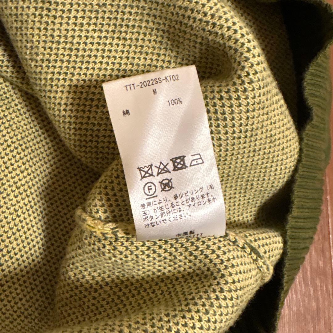 トップス TTT MSW Flower Jacquard Knit Cardigan M