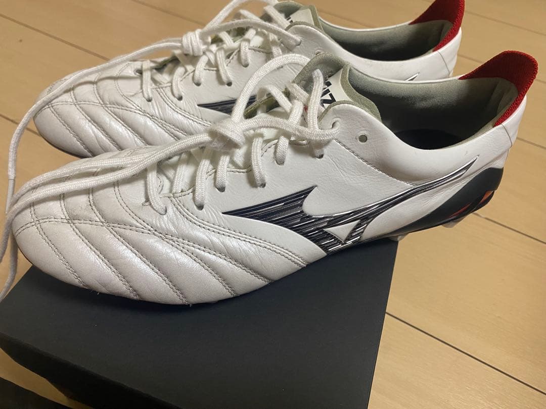 超美品　Mizuno ミズノ　モレリアネオ4 JAPAN ホワイト 25.5㎝