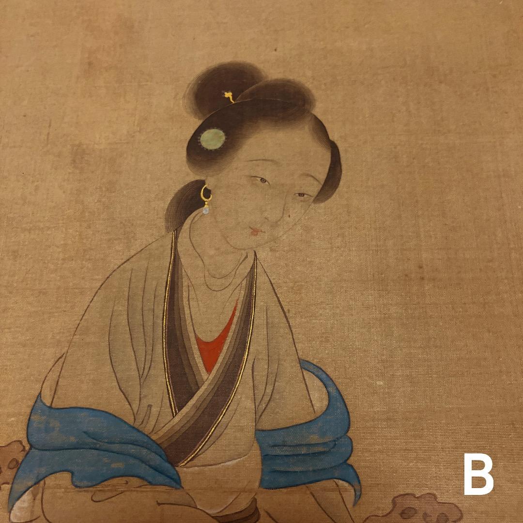 中国書画 巻物2点まとめ〈古美術風 インテリア〉