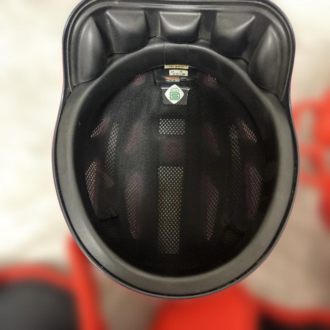 硬式少年用 キャッチャー用プロテクターセット Mサイズ レッド