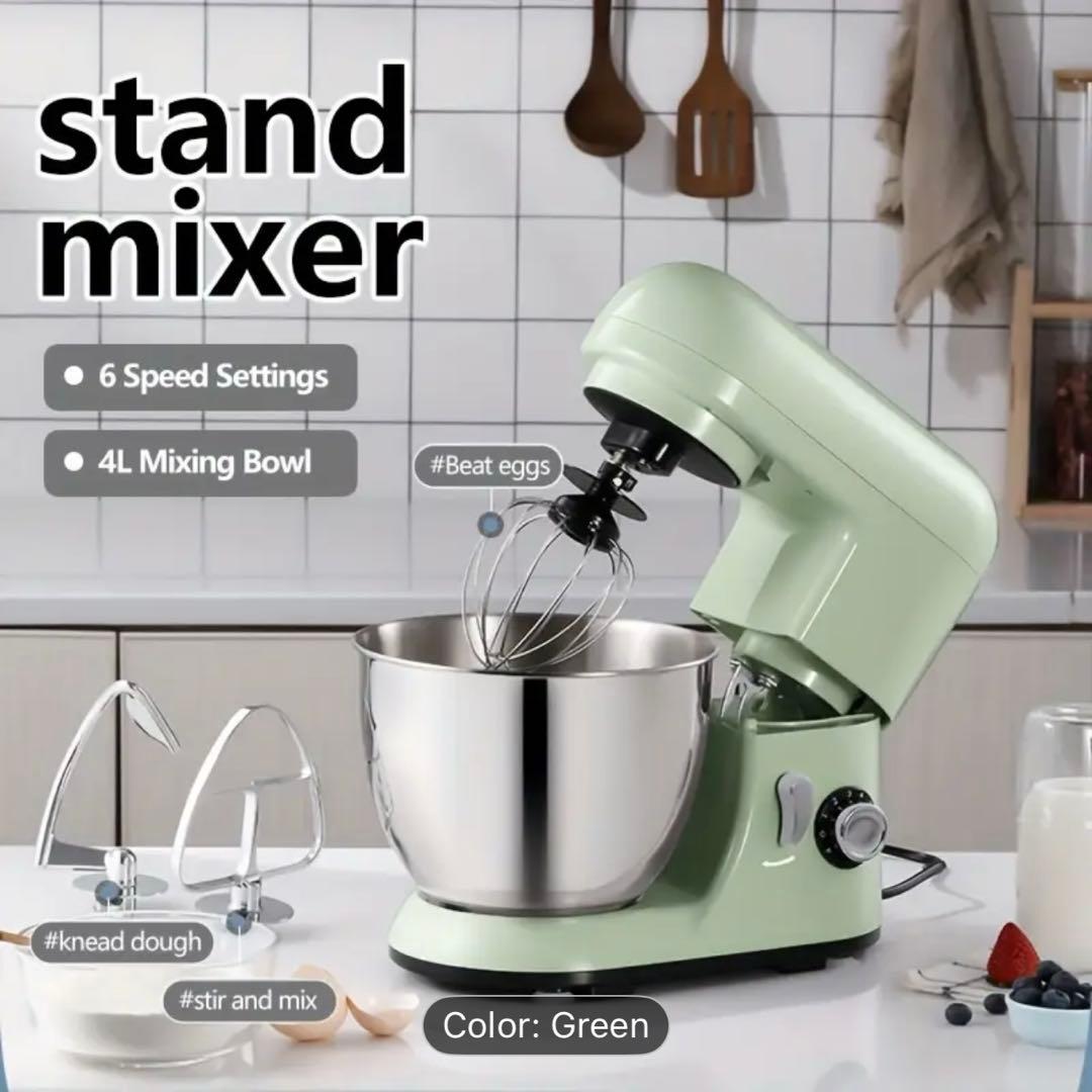 全自動多機能キッチン電気スタンドミキサー、自動生地ミキサー、家庭用泡立て器
