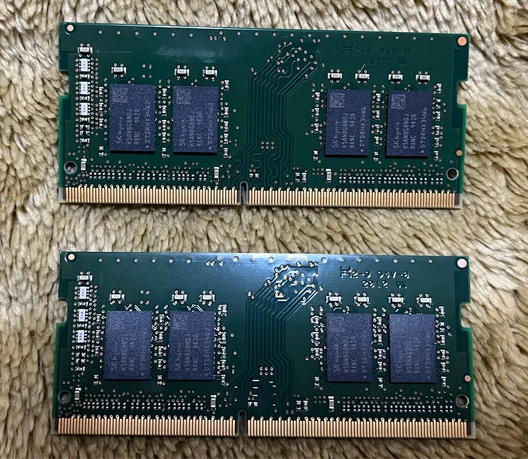 SanMax DDR4ノートPCメモリ16GB(8GB×2) PC4-2666V