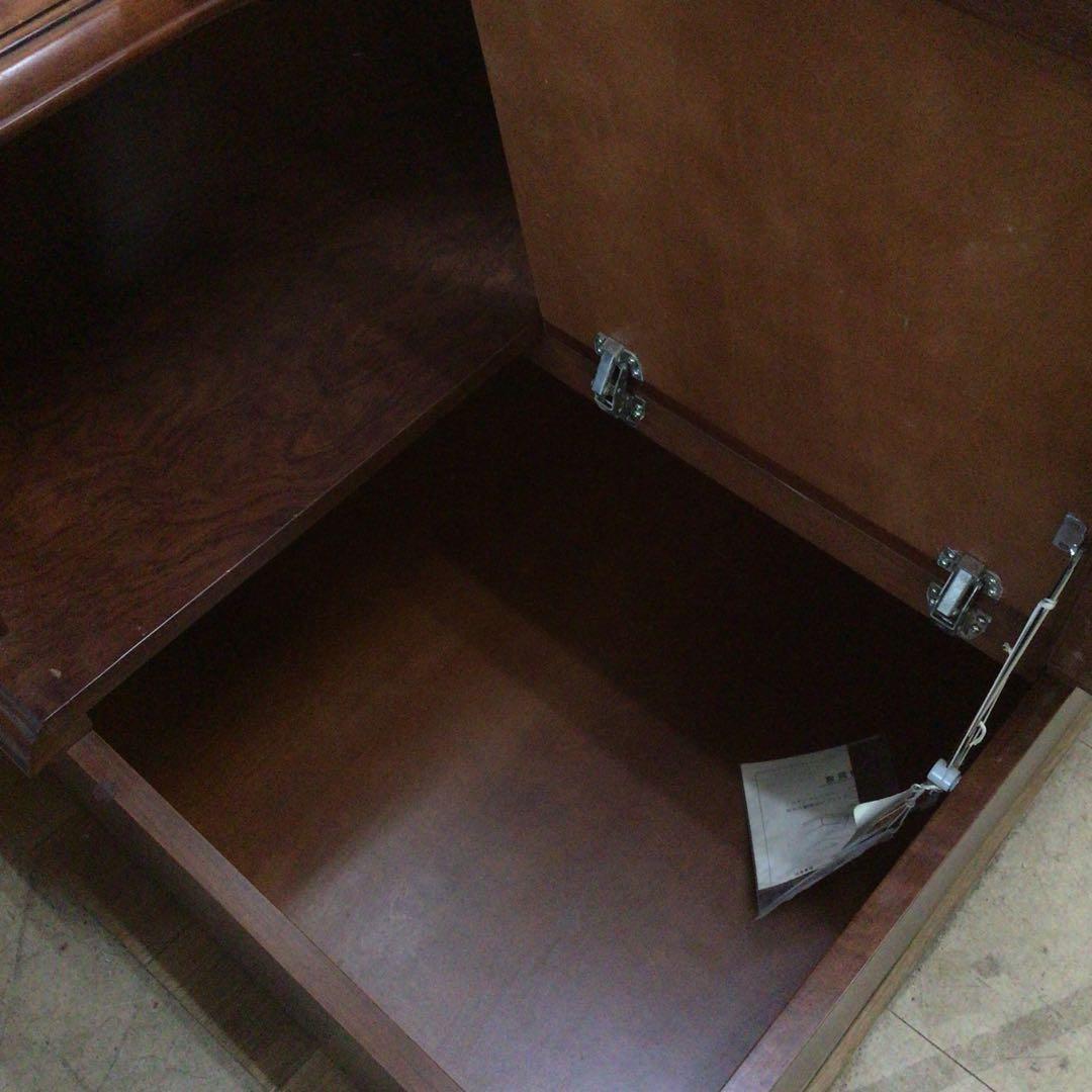 オールド　カリモク家具 コーナーテーブル