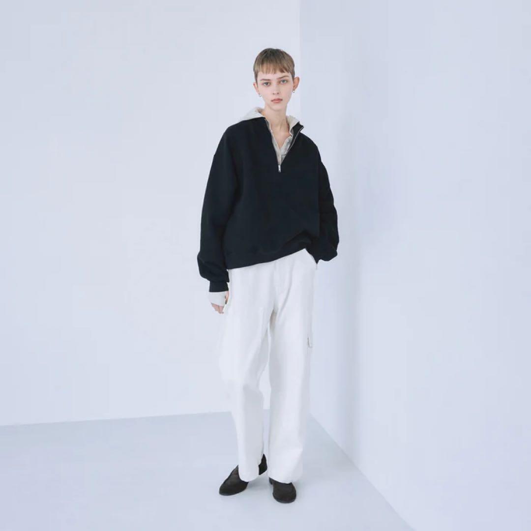 Volume Sweat スタンドカラープルオーバー