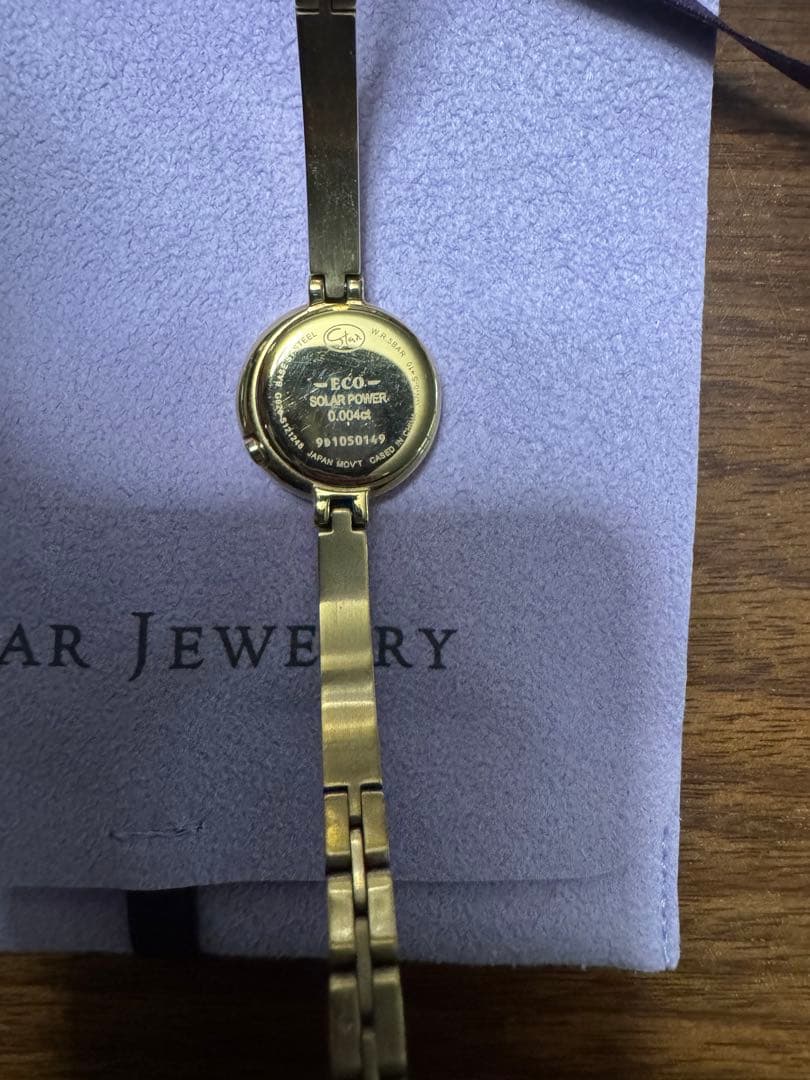 現行モデル☆美品☆スタージュエリー　時計　ECO