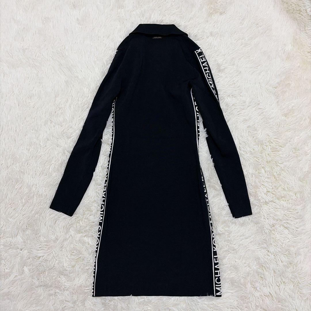 MICHAEL KORS ポロシャツスタイル ワンピース 長袖 タイト