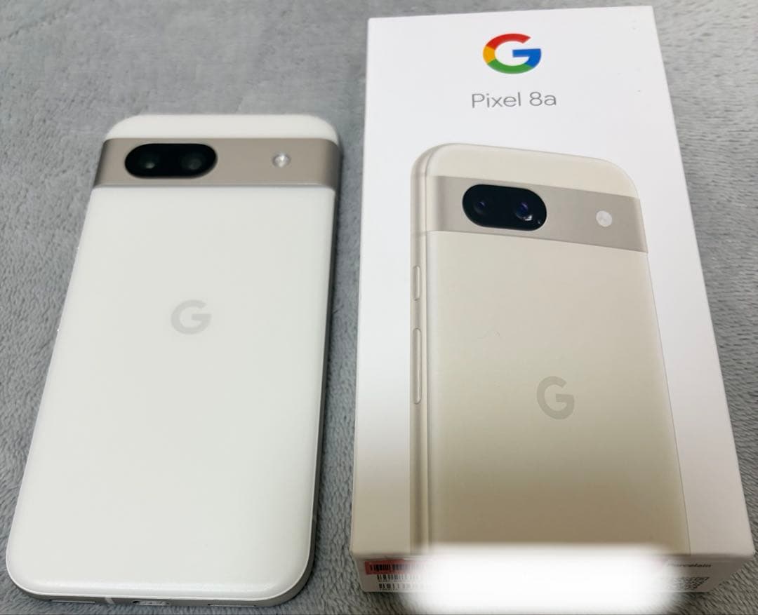 【美品】Google　pixel8a　ポーセリン