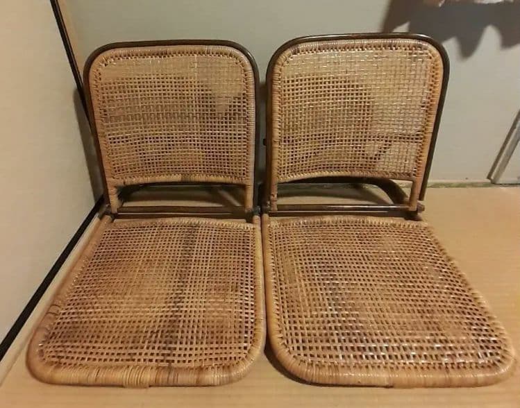 折りたたみ座椅子2脚セット