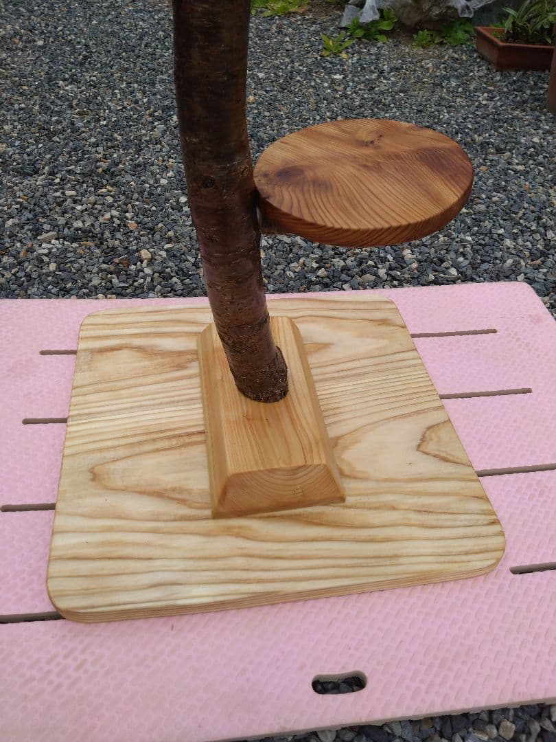 木製キャットタワー 据え置き型　桜❕
