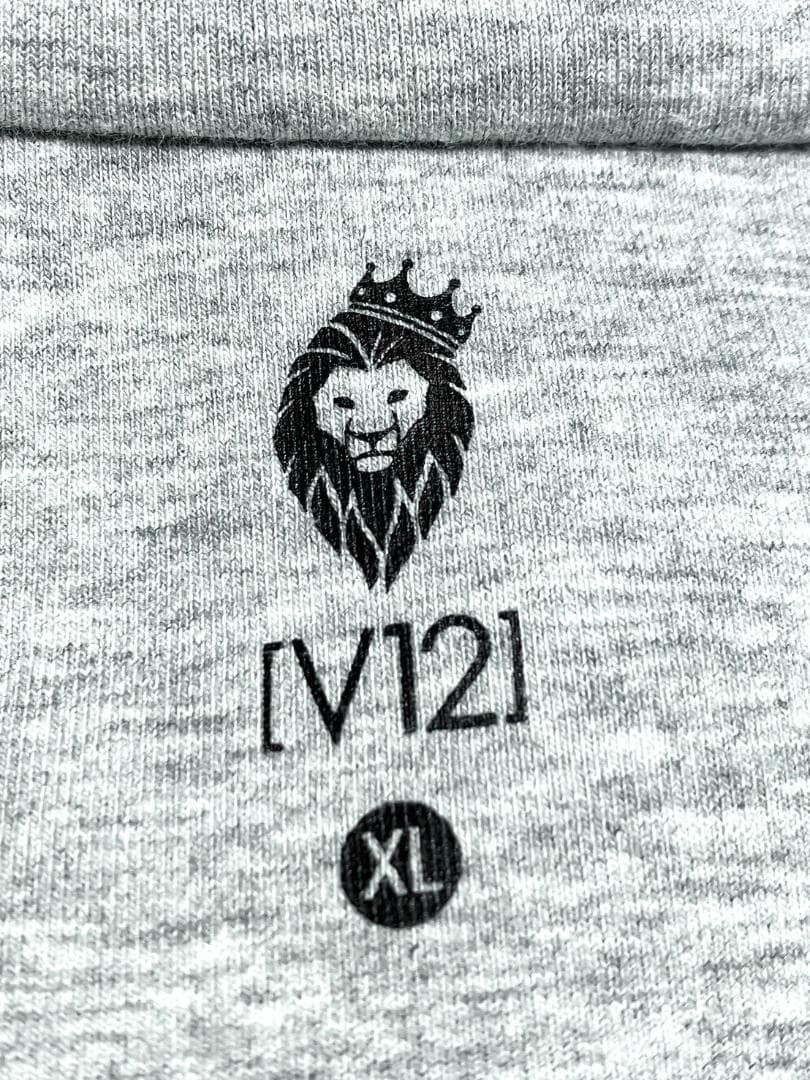 【ゆったりサイズ✨】V12 メンズ フルジップジャケット XL グレー