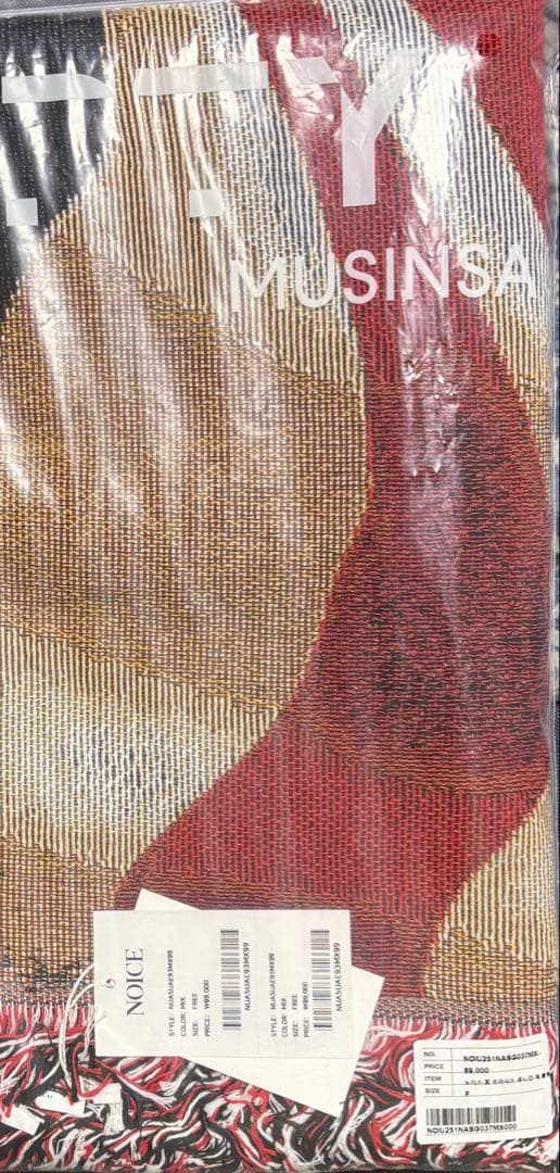 未使用品 NOICE X OASIS UNION JACK BLANKET