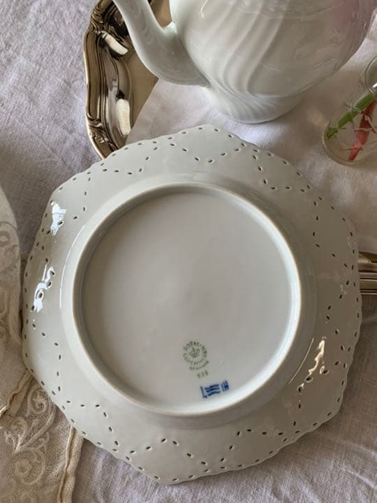 ロイヤルコペンハーゲン　透かしレースプレート3点 未使用超美品