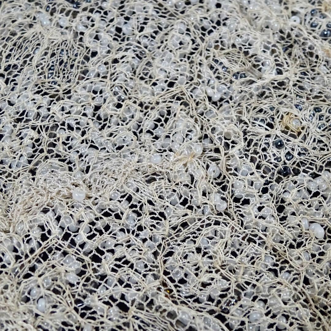 アンティーク ビーズ ヘッドドレス アート作品 フランス ブロカント