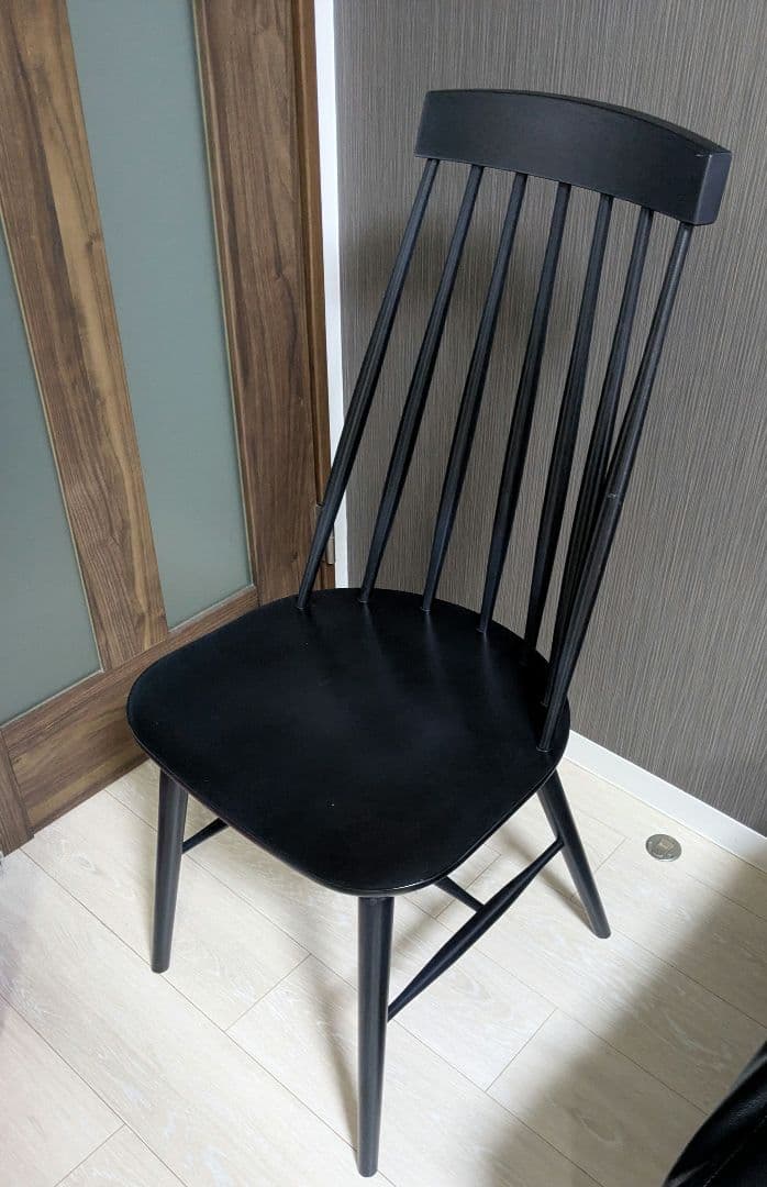 梱包・発送たのメル便　UNICO　コトナ　ダイニングチェア　ブラック　黒　　①