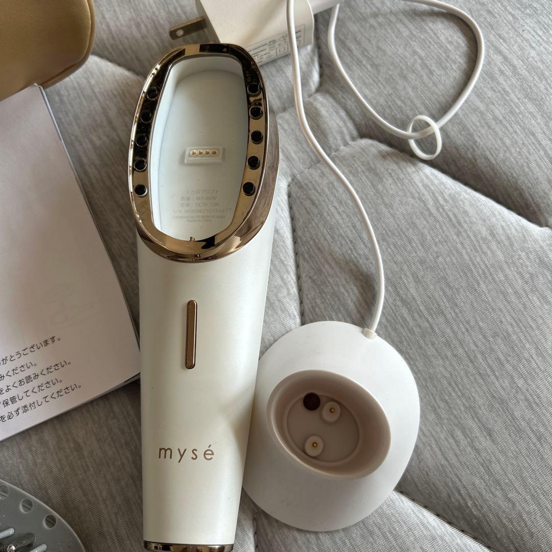 mysé 美顔器 MS-80 スカルプブラシ付き 収納ケース・取扱説明書あり