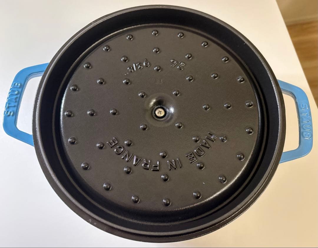 STAUB 24cm ピコココット ラウンド 中古