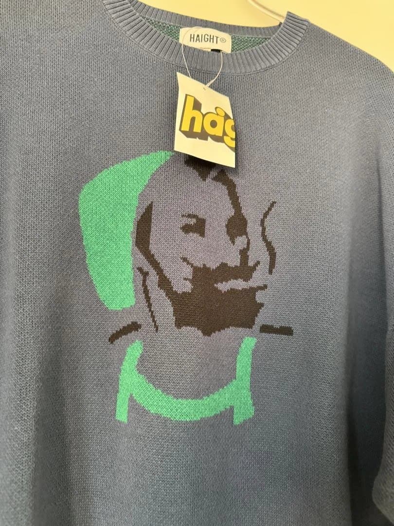 新品タグ付きHAIGHT ZZ UNCLE SWEATERニットセーターNAVY