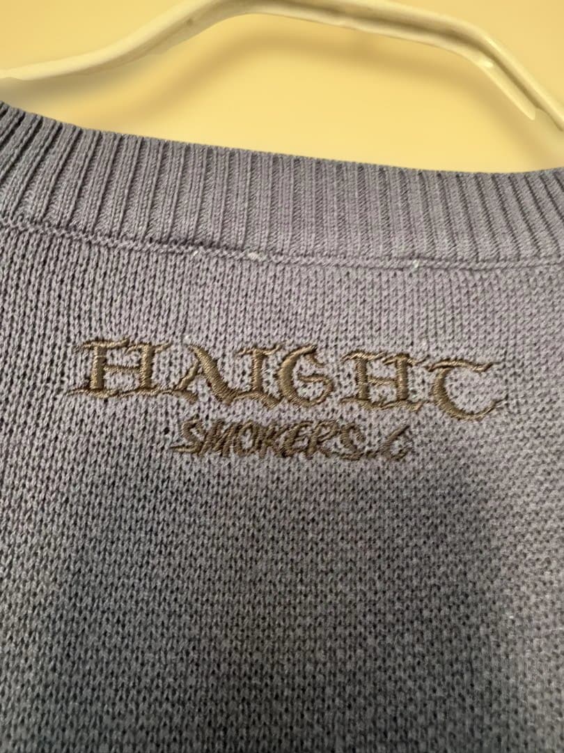 新品タグ付きHAIGHT ZZ UNCLE SWEATERニットセーターNAVY