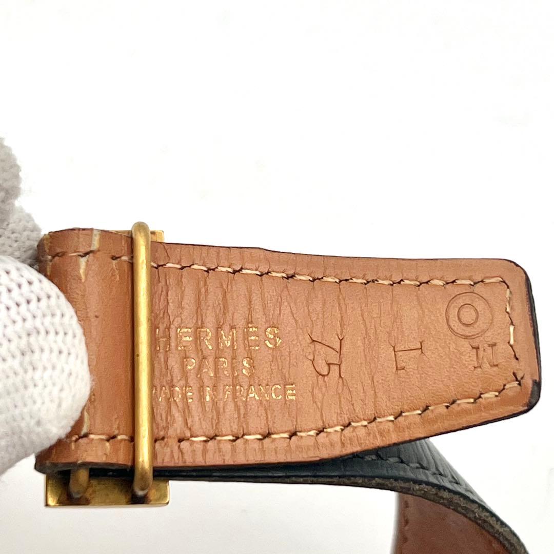 エルメス　Hロゴ　コンスタンス　ベルト　ゴールド　ブラック　キャメル　レディース