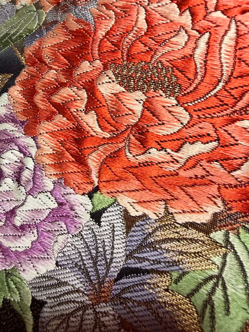 高級 袋帯 正絹 六通柄 純金箔24K ゴールド フォーマル 留袖 訪問着