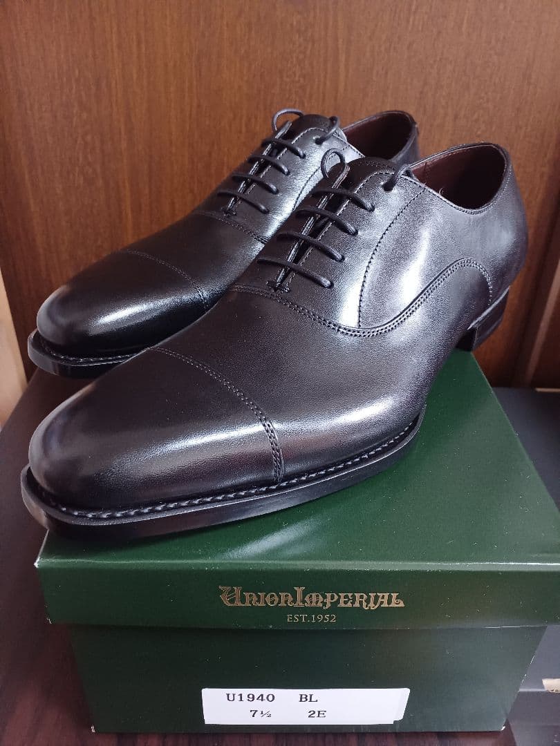 未使用 UNIONlMPERIAL プレステージ U1940 黒 7.5EE