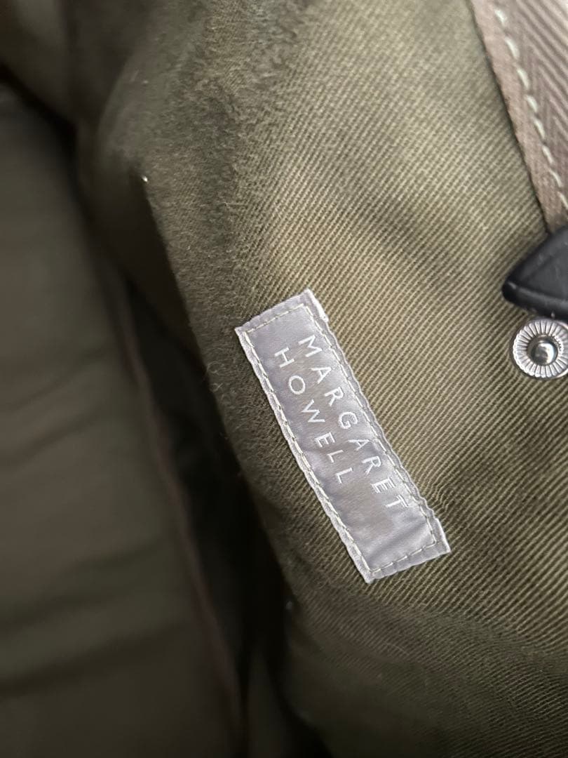 MARGARET HOWELLボストンバッグ オリーブ