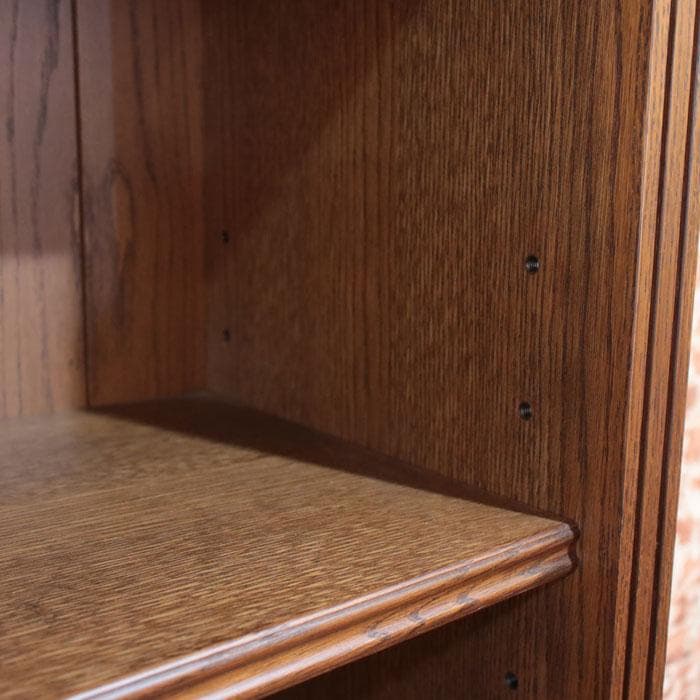 国産ブックシェルフ 本棚 幅88cm 木製シェルフ 引出付き 699-847