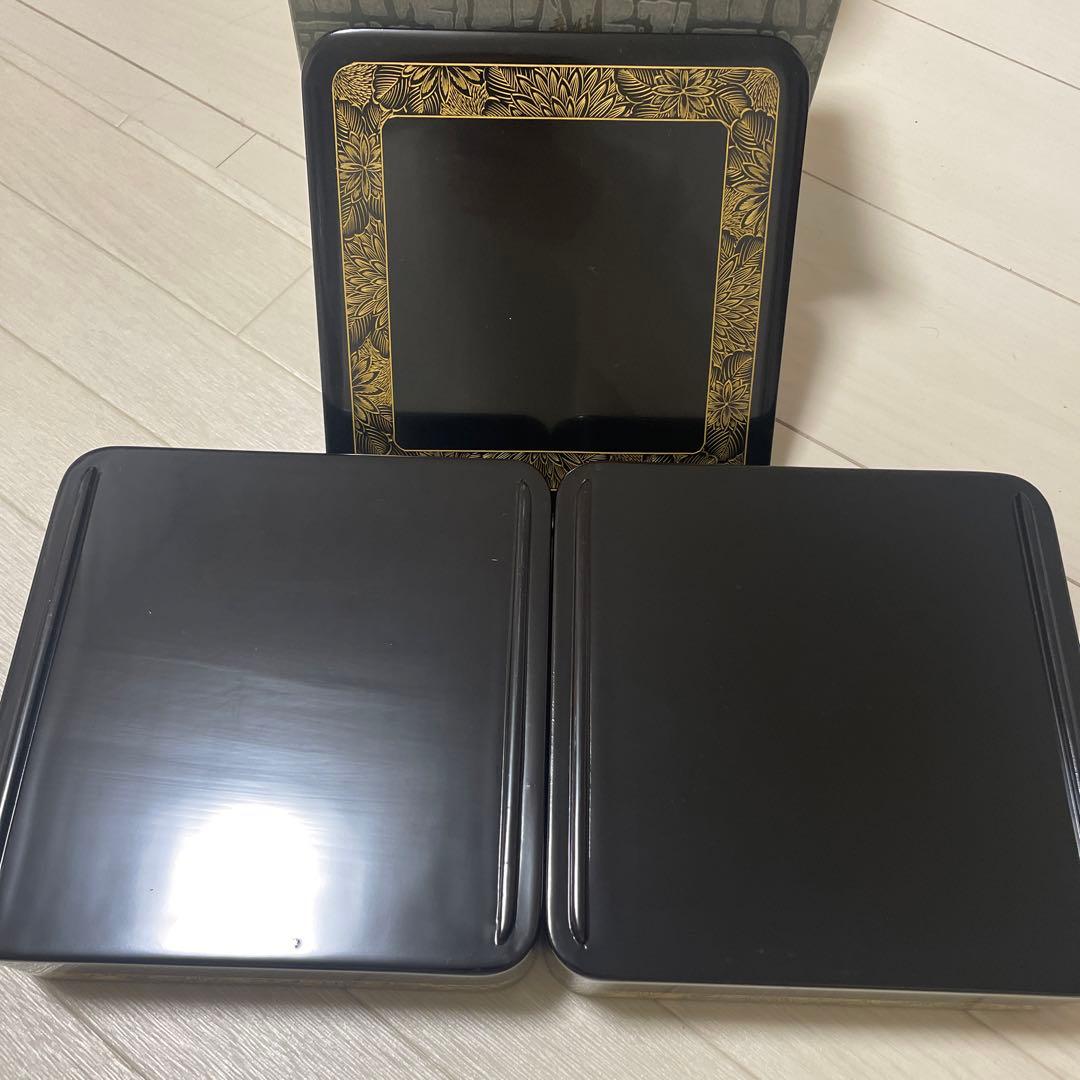 輪島塗　お重箱　　2段　運動会　 おせち　お正月