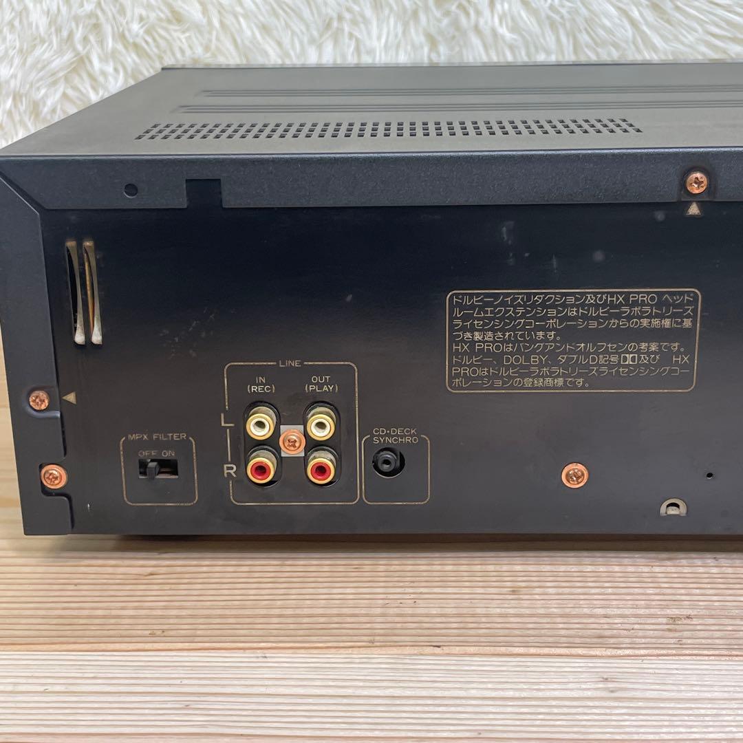 Pioneer T-555WR ダブルカセットデッキ リモコン付き