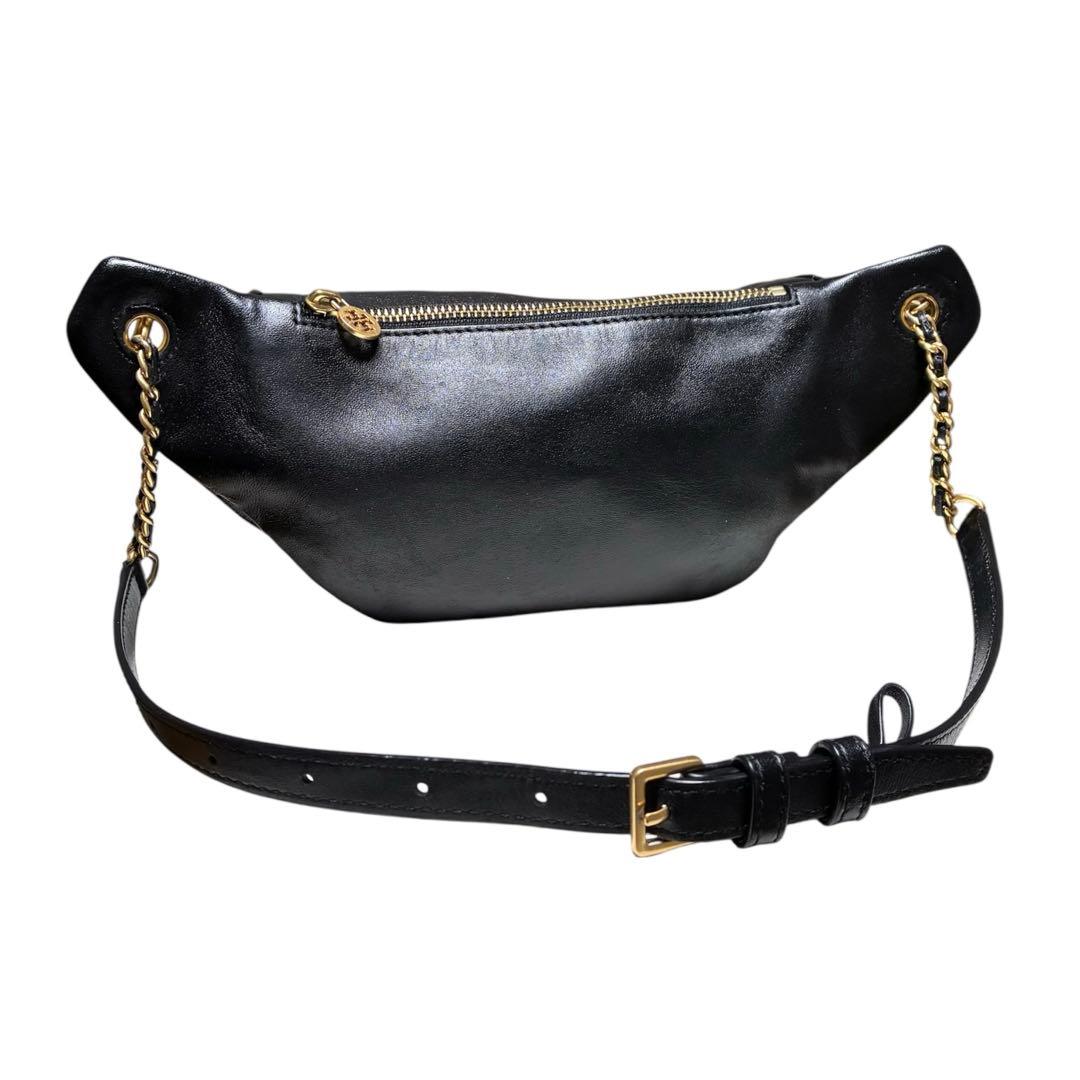 Tory Burch トリーバーチ ウエストバッグ キルティングレザー BLK