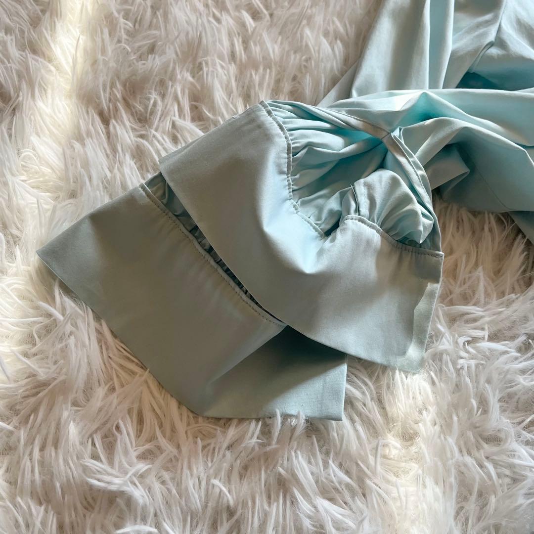 極美品✨ セオリーリュクス サテンストレッチボウタイブラウス 24年製 38