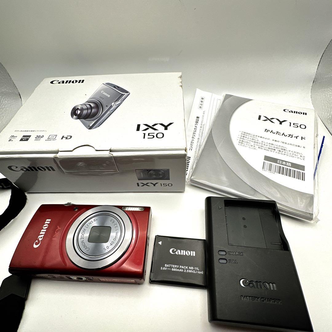 Canon キャノン IXY150 イクシー デジタルカメラ 付属品完備