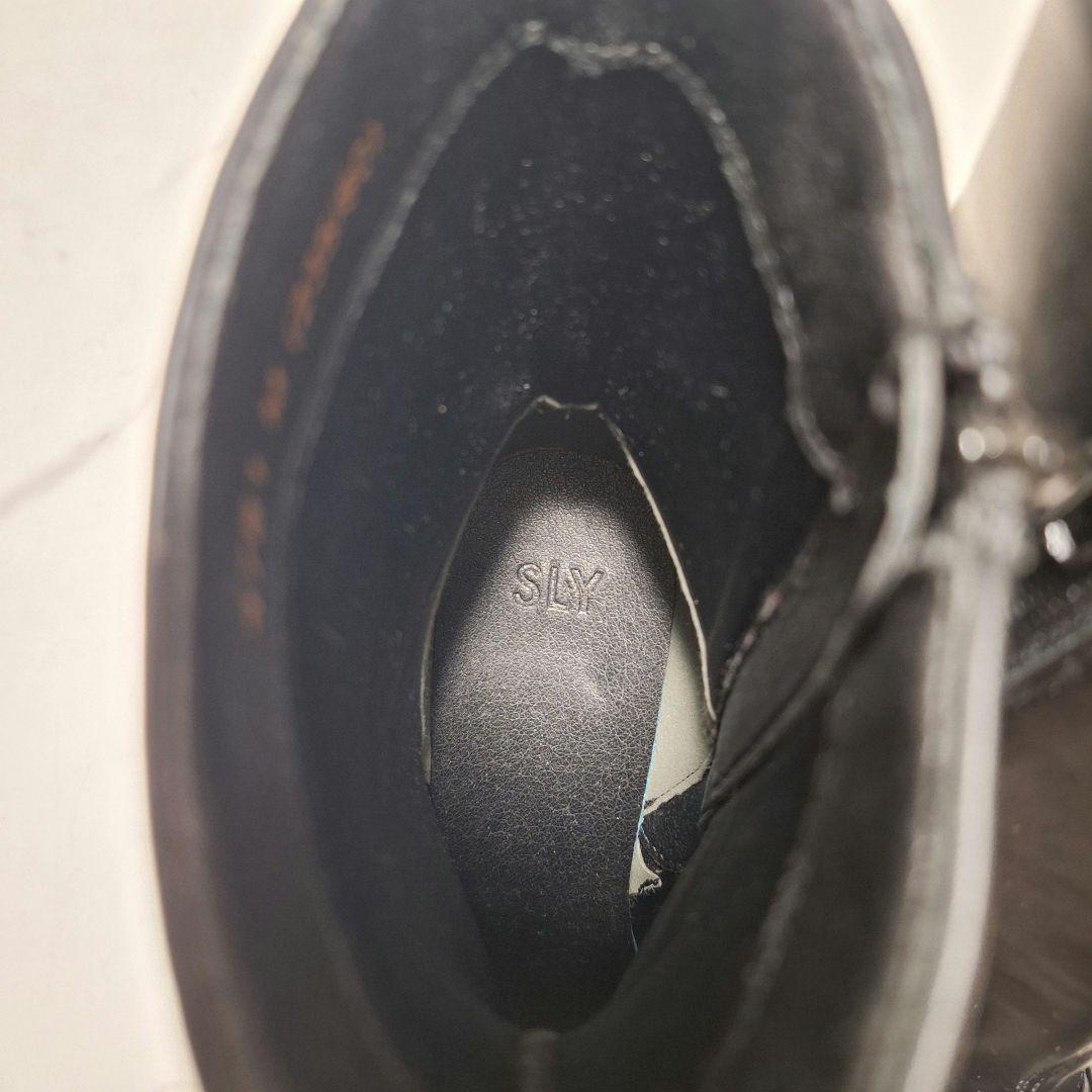 【美品】 SLY BELTED 2WAY BOOTS 23.5 ブーツ 黒