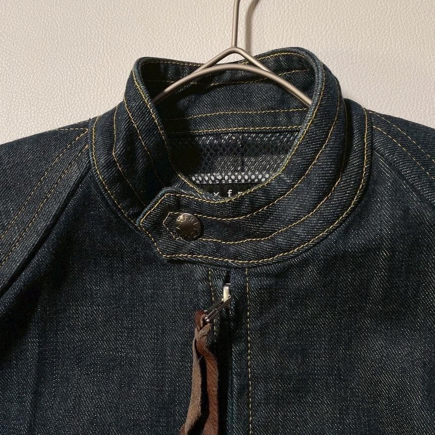m*☆様 【美品】マックスフリッツ　レザー×デニムコンビ ライディングジャケット