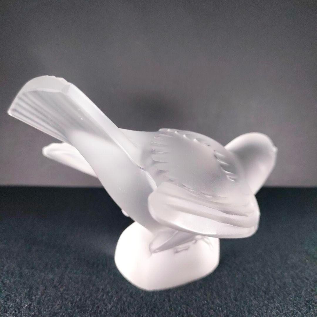 最高品質★ルネ・ラリック 雀 小鳥 スズメ クリスタル スズメ ペーパーウェイト