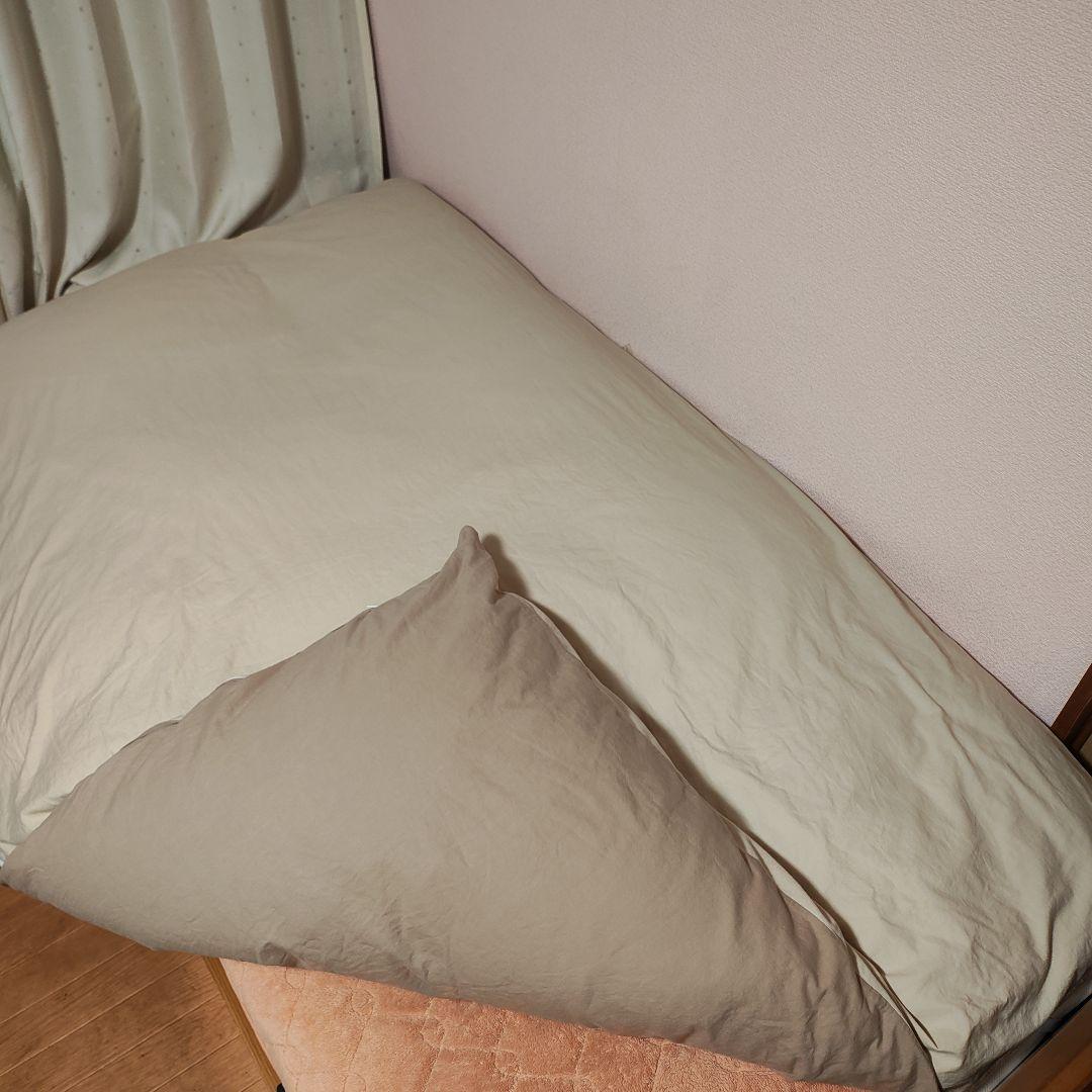 羽毛布団 シングル マザーグース ハンガリー産ホワイトマザーグースダウン93％