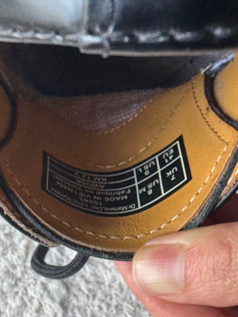 さ*け様 Dr. Martens ドクターマーチン　3ホール　ブラック