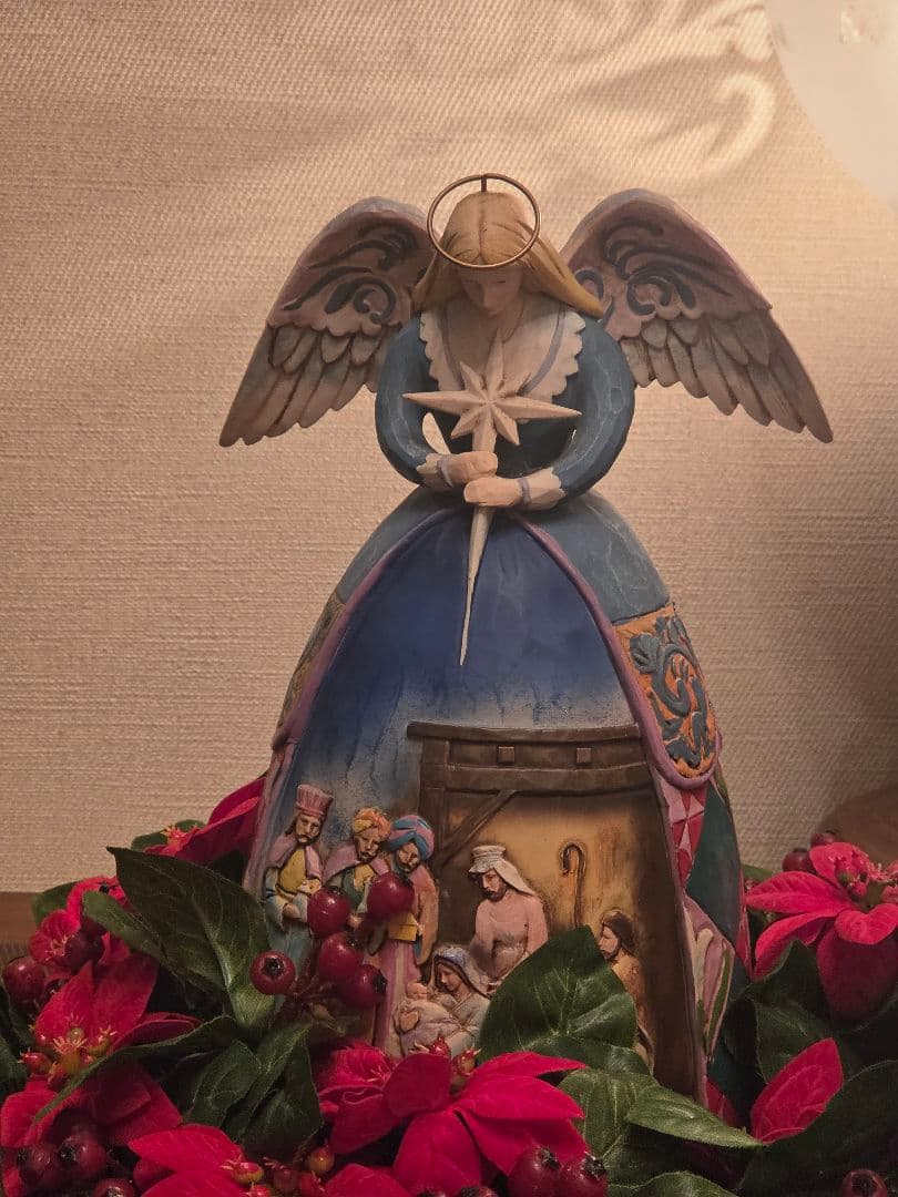 クリスマス　 ジムショア　天使の置物