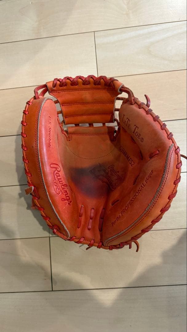 Rawlings 硬式グローブ オレンジ